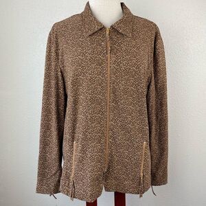 Sarah Bentley Full Zip Jacket Size L EUC